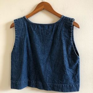 Ilana Kohn denim cropped top